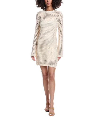 Frame The Crochet Bell Dress In White