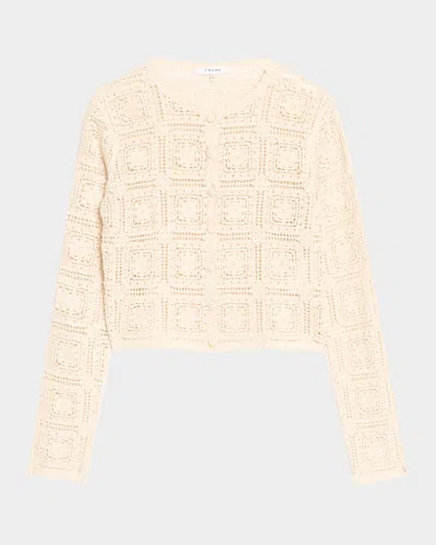 FRAME THE CROCHET CARDIGAN