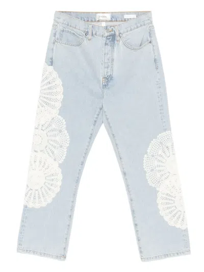 FRAME THE CROCHET JEANS