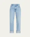 Frame The Cuffed Hang Jeans In Blue
