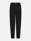 Frame The Cuffed Pleated Trouser Pants In Black