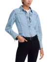 Frame The Curved Shirt In Shimmy