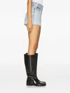 Frame The Dare Denim Shorts In Blue