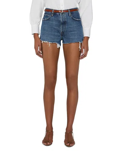FRAME THE DARE HIGH RISE SHORTS IN HABIT