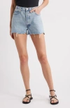 Frame The Dare High Waist Denim Cutoff Shorts In Reason