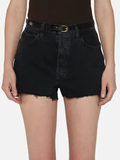 Frame The Dare Short In Forbidden In Black