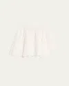 Frame The Deco Scalloped Broderie Anglaise Cotton-poplin Mini Skirt In White