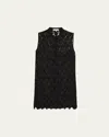 Frame The Deco Lace Mini Dress