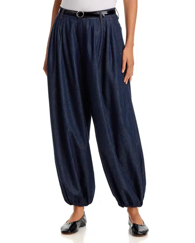 Frame The Denim Balloon Pants In Rinse In Blue