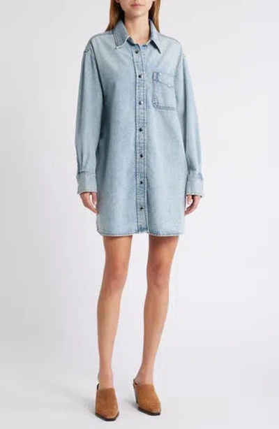Frame The Denim Organic Cotton Blend Shirt Dress In Ettie