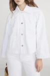 Frame The Denim Swing Jacket In White