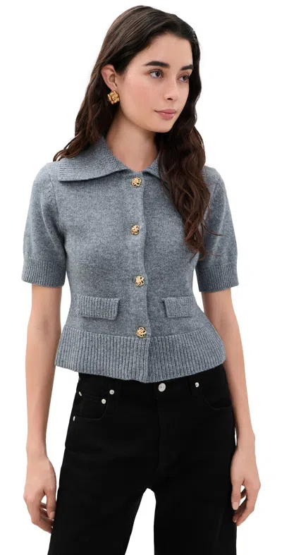 Frame The Doll Cardigan Charcoal Heather