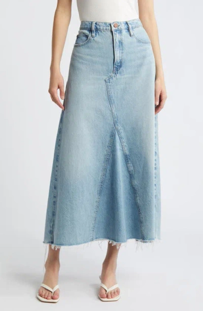 Frame The Dorothy Denim A-line Skirt In August