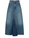 Frame Skirt In Blue