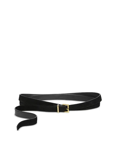 Frame The Double Wrap Belt In Black