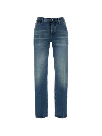 Frame Denim The Drop Straight Leg Jeans In Blue