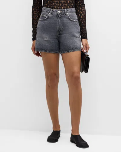 Frame The Easy Denim Shorts In Zurich