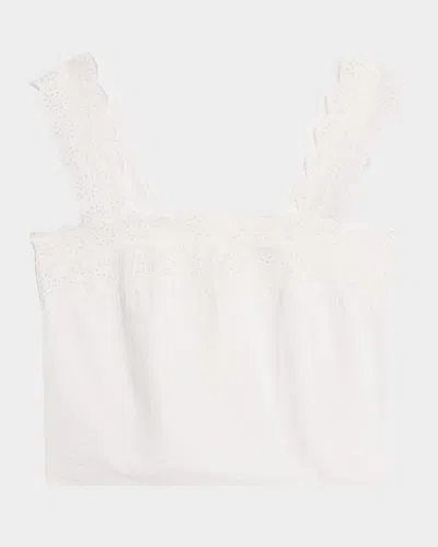Frame The Eyelet Tank Top