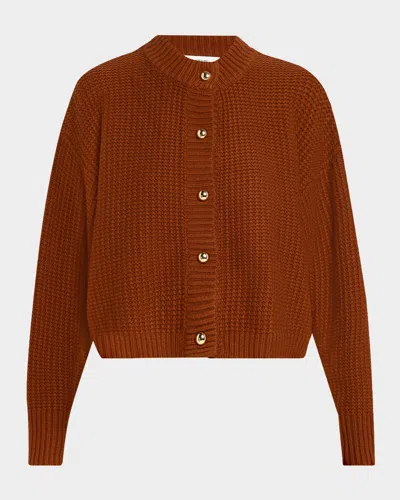 Frame The Femme Cardigan In Black