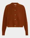 Frame The Femme Cardigan In Brown