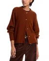 Frame The Femme Cardigan In Gray