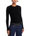 Frame The Fine Cable Sweater In Black