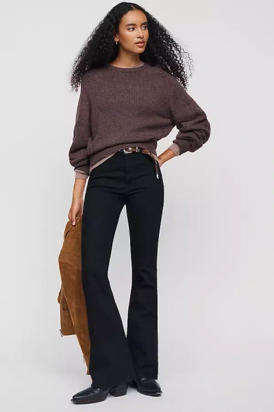 Frame The Flare High Rise Flare Jeans In Multi