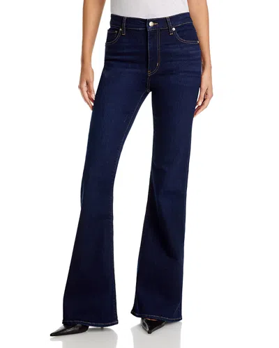 Frame The Flared High Rise Jeans In Fairway In Black