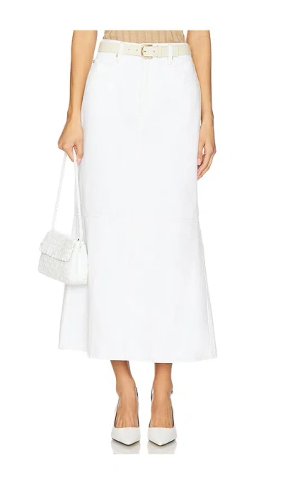 Frame The Flounce Skirt In Au Natural Clean