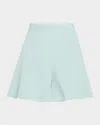 Frame The Fluid Tailored Shorts In Robins Egg Blue