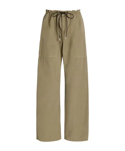 Frame The Gallery Straight-leg Trousers In Brown
