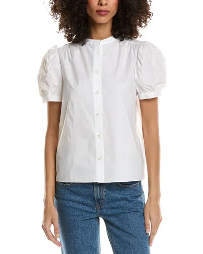 Frame The Gathered Blouse In White