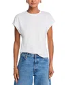 Frame The Gathered Tee In White