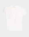 Frame The Gathered Tee In Soft Mint