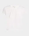 Frame The Gathered T-shirt In White