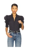 Frame The Gillian Top In Black
