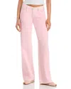 Frame The Gray Low Rise Bootcut Jeans In Cotton Candy In Pink