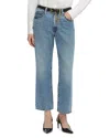 Frame The Hang Cropped Jeans In Seattle In Blue