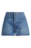 Frame The Hang Denim Shorts In Overdrive
