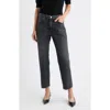 Frame The Hang High Waist Ankle Straight Leg Jeans In Gray