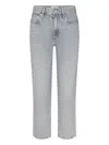 Frame Mid-rise Straight-leg Jeans In Blue