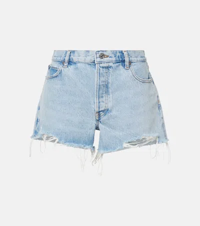 FRAME THE HANG MID-RISE DENIM SHORTS