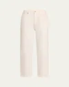 Frame The Hang Mid-rise Jeans In Neutral