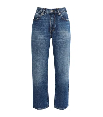 Frame The Hang Straight Jeans In Blue