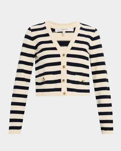 FRAME THE HARBOR STRIPE CARDIGAN
