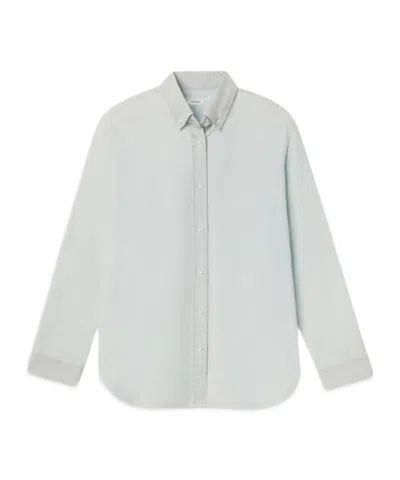 Frame The Heritage Patched Shirt In Blue