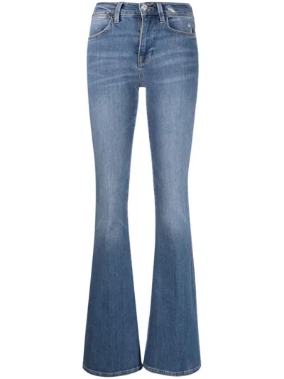 Frame The High Flare Clothing In Blue