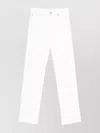 Frame The High Waist Rivet Detail Jeans In White