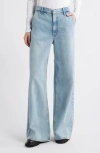 Frame The Collegiate Super High Waist Wide Leg Jeans In Ettie