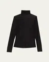 Frame The Hosiery Turtleneck In Black
